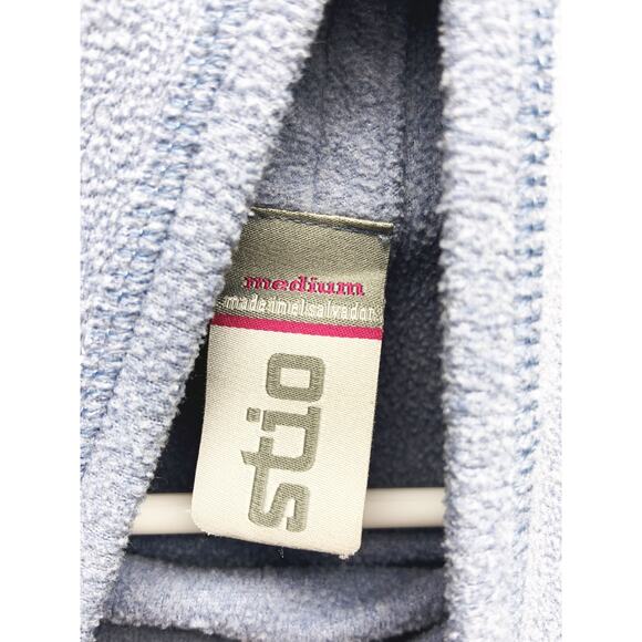 STIO Baby Blue Mens Cowl Neck Sweater Pullover Size M Core Layer - Picture 3 of 7